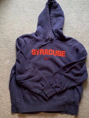Nike Vintage Syracuse University Basketball Hoodie- Hall of Languages - XL